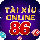 Con số 86 rực lửa, đại diện cho Tài Xỉu Online đầy bùng nổ